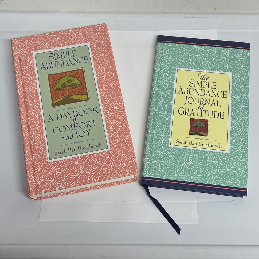The Simple Abundance Daybook Of Comfort + Journal of Gratitude Books Breathnach
